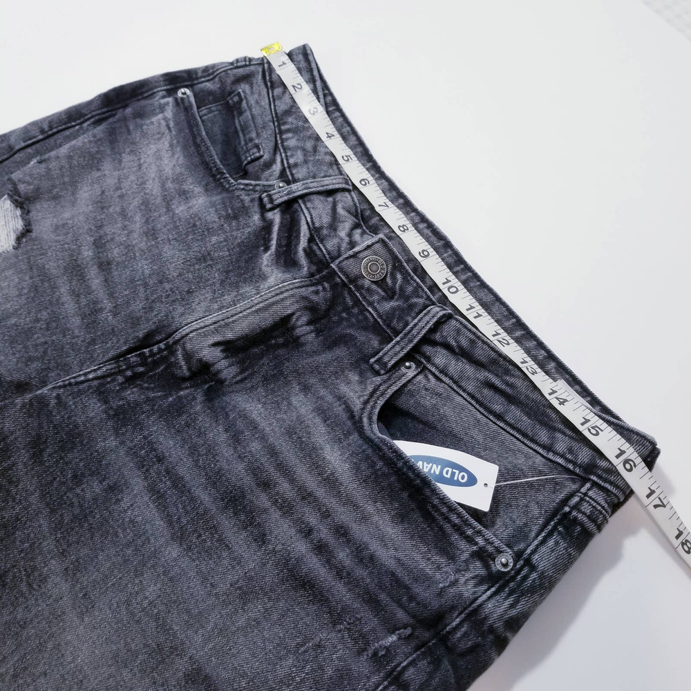 Old Navy Jeans O.G Straight High Rise In BlackBerry - Picture 5 of 11